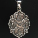 RELIGIOUS STERLING SILVER PENDANT SOLID 925 JESUS SAINTS MOTHER OF GOD NEW