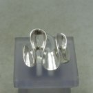 STYLISH STERLING SILVER RING SOLID 925 NEW R000383 EMPRESS SIZE G - T