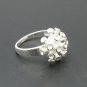 EXTRAVAGANT STYLISH STERLING SILVER RING 925 SIZE H-V