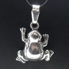 STERLING SILVER PENDANT FROG PE000520 SOLID 925 NEW CHARM