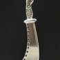 STERLING SILVER PENDANT SCIMITAR SWORD SOLID 925 BIKER