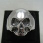 STERLING SILVER BIKER RING SOLID 925 SKULL NEW SIZE N - Z++ EMPRESS
