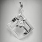 STYLISH STERLING SILVER PENDANT SOLID 925  PEARL NEW PE000870 EMPRESS