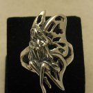 STERLING SILVER RING 925 SOLID FAIRY HANDMADE SIZE G - V