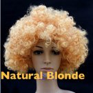 Great New Curly Colour Wig, for dress ups, Clowns and other fun ideas-Natural Blonde