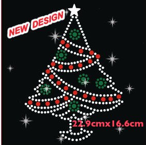 x5 pieces New christmas Design iron on transfers-22.9cmx 16.6cm