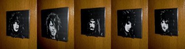 Black Veil Brides complete Set of 5 Wall plaques