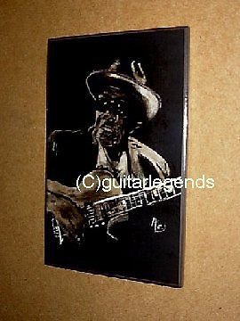 John Lee Hooker 10 x 8" Wallplaque  solid wood