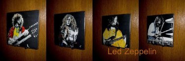 Led Zeppelin  complete Set of 4 Wall plaques