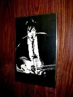 Pete Doherty 10 x 8" Wallplaque  solid wood