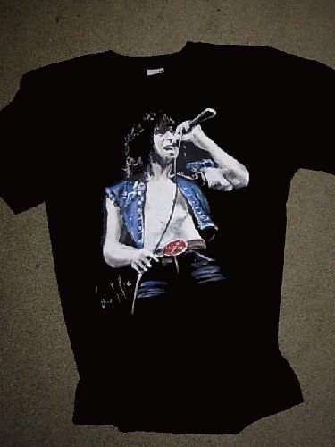 Bon Scott Handpainted Tshirt direct from the Artist