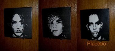 Placebo complete Set of 3 Wall plaques