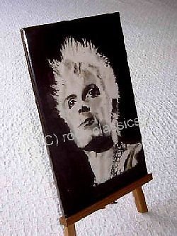 Billy Idol 10 x 8" Wallplaque