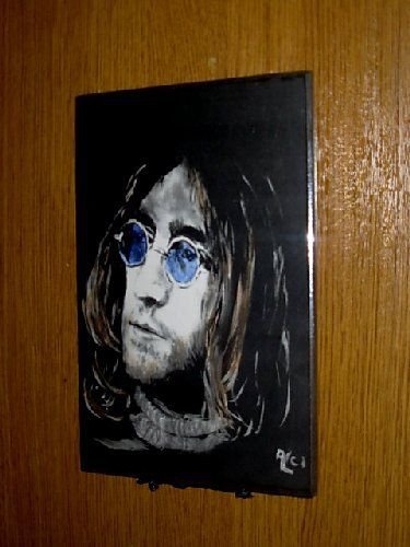 John Lennon 10 x 8" Wallplaque