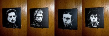 The Clash complete Set of 4 Wall plaques