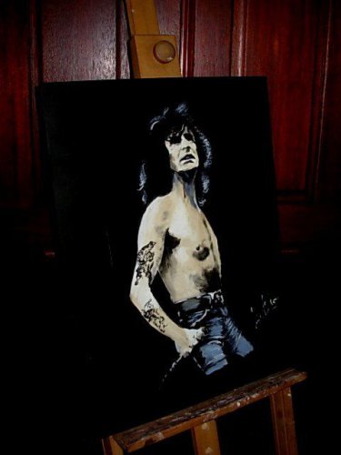 Bon Scott  Painting(Original)