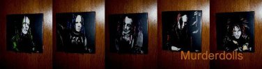 Murderdolls complete Set of 5 Wall plaques