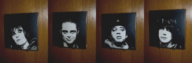 Stone Roses  complete Set of 4 Wall plaques