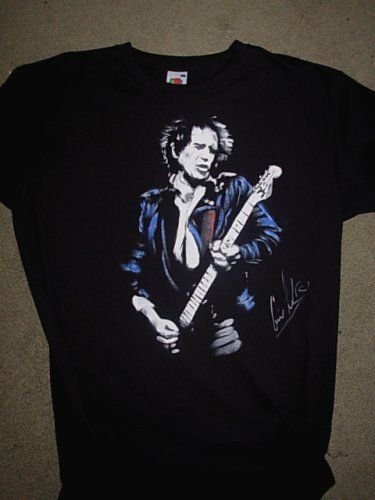 Keith Richards  Handpainted Tshirt  direct from the Artist