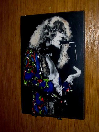Robert Plant  10 x 8" Wallplaque  solid wood