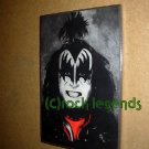 Gene simmons 10 x 8" Wallplaque