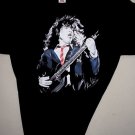 Angus Young Handpainted Tshirt  direct from the Artist