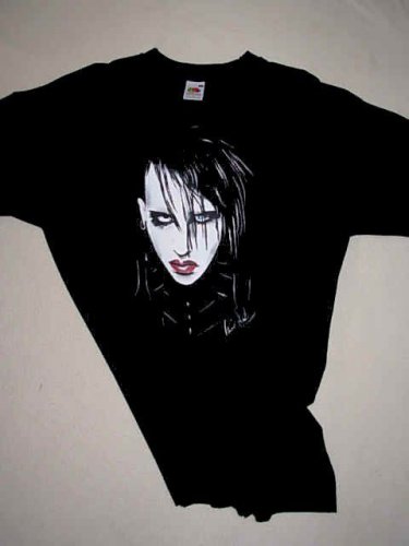 Marylin Manson Handpainted T shirt