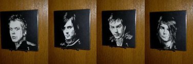 30 seconds to Mars   complete Set of 4 Wall plaques