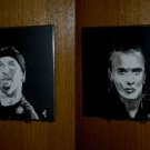 U2 complete Set of 4 Wall plaques