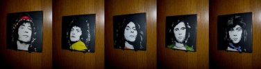 The Sensational Alex Harvey Band   complete Set of 5 Wall plaques