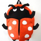 Lovely Red Beetle Backpack for Childen Kid (Faux Fur)