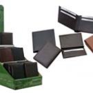 Display with 24 Assorted Men's Wallet, Wholesale lot