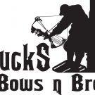 Bowhunting Backglass Decal 12"x12"
