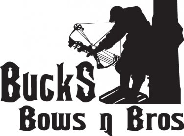 Bowhunting Backglass Decal 12"x12"