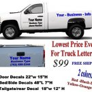 $99 Truck Lettering Package, Rolling Business Card!!