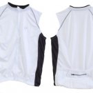 Origin8 TechSport Sleeveless Cycling Jersey- WHITE (Extra Extra Large) XXL