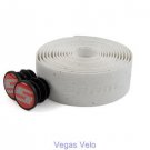 SRAM SuperCork Road Bike Handlebar Tape- White W/ Deluxe Plugs