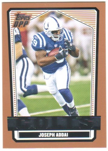 2007 Topps Draft Picks & Prospects Football #52 JOSEPH ADDAI
