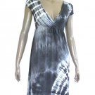 Cap sleeve short Tie Dye women dress