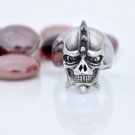 Spiked Skull of Punishment Biker Ring in Stainless Steel no6