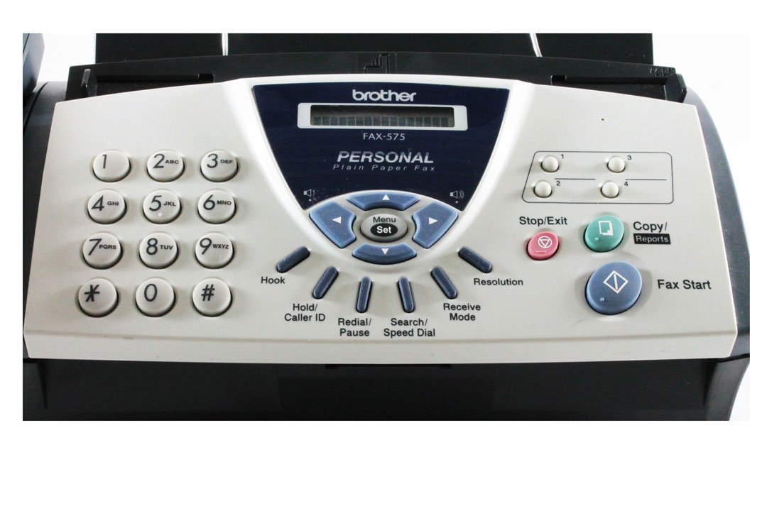 Brother FAX-575 Personal Fax Machine With Phone And Copier