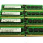 2GB PC2-5300P Memory Kit 4x 512MB ECC DDR2 667 FB Server RAM Micron