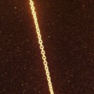 charming 18 inch vermeil chain with spring clasp