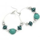 Malibu Blue Hoop Earrings