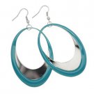 Malibu Blue Hoop Earrings