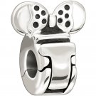 New Authentic Chamilia Disney  Minnie Mouse Lock Charm Bead 1420-0253