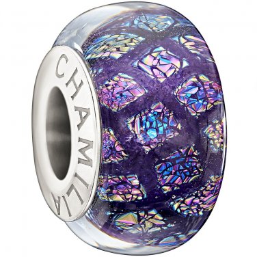 Authentic Chamilia Opulence Collection - Purple Charm Bead 2410-0006 Gift Boxed