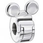 Authentic Chamilia Disney Mickey Mouse Lock Charm Bead 1410-0001 Gift "Boxed"
