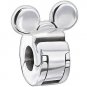 Authentic Chamilia Disney Mickey Mouse Lock Charm Bead 1410-0001 Gift "Boxed"