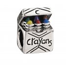 Authentic Chamilia Box of Crayons Charm Bead 2020-0590 "Gift Boxed"